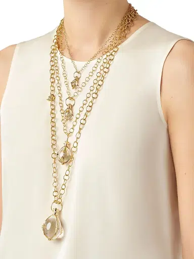 Temple St. Clair Women's Florence86 Rock Crystal, Diamond & 18K Yellow Gold Amulet - Yellow Gold | Thumbnail 2 Temple St. Clair Women's Florence86 Rock Crystal, Diamond & 18K Yellow Gold Amulet - Yellow Gold | Thumbnail 2