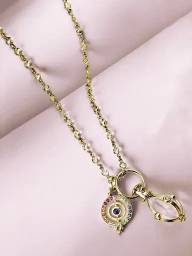 Temple St. Clair Women's Florence86 Rock Crystal, Diamond & 18K Yellow Gold Amulet - Yellow Gold | Thumbnail 5 Temple St. Clair Women's Florence86 Rock Crystal, Diamond & 18K Yellow Gold Amulet - Yellow Gold | Thumbnail 5