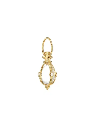 Temple St. Clair Women's Florence86 Rock Crystal, Diamond & 18K Yellow Gold Amulet - Yellow Gold | Thumbnail 1 Temple St. Clair Women's Florence86 Rock Crystal, Diamond & 18K Yellow Gold Amulet - Yellow Gold | Thumbnail 1