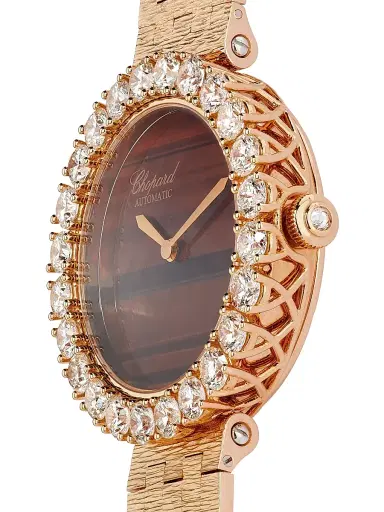 Chopard Women's L'Heure Du Diamant 18K Rose Gold, Tiger's Eye, & 5.51 TCW Diamond Bracelet Watch/35.75MM - Rose Gold | Thumbnail 2 Chopard Women's L'Heure Du Diamant 18K Rose Gold, Tiger's Eye, & 5.51 TCW Diamond Bracelet Watch/35.75MM - Rose Gold | Thumbnail 2