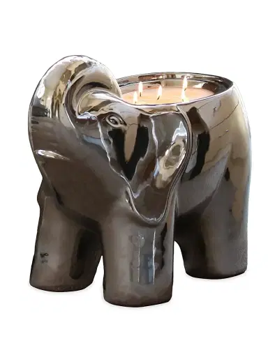 Thompson Ferrier Silver Grand Elephant Candle - Silver Palo Santo | Thumbnail 1 Thompson Ferrier Silver Grand Elephant Candle - Silver Palo Santo | Thumbnail 1