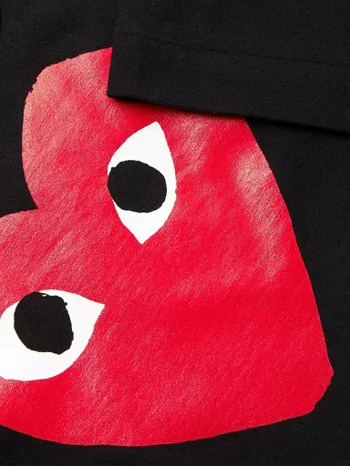 Comme des Garçons PLAY Men's Signature Logo Graphic T-Shirt - Black - Size Small | Thumbnail 6 Comme des Garçons PLAY Men's Signature Logo Graphic T-Shirt - Black - Size Small | Thumbnail 6