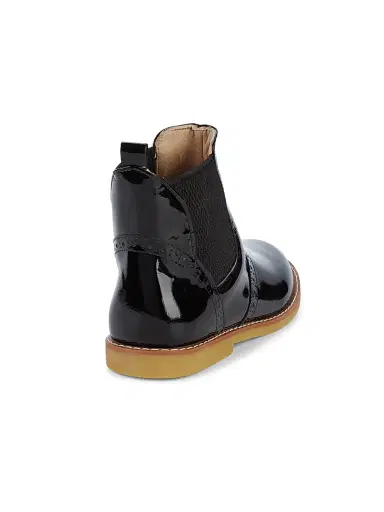 Elephantito Girl's Patent Leather Booties - Black Patent 11 (Child) | Thumbnail 2 Elephantito Girl's Patent Leather Booties - Black Patent 11 (Child) | Thumbnail 2