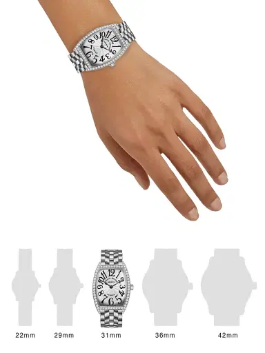 Franck Muller Women's Cintree Curvex 43MM Stainless Steel & Diamond Bracelet Watch | Thumbnail 2 Franck Muller Women's Cintree Curvex 43MM Stainless Steel & Diamond Bracelet Watch | Thumbnail 2