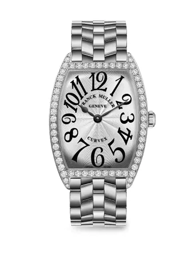 Franck Muller Women's Cintree Curvex 43MM Stainless Steel & Diamond Bracelet Watch | Thumbnail 1 Franck Muller Women's Cintree Curvex 43MM Stainless Steel & Diamond Bracelet Watch | Thumbnail 1