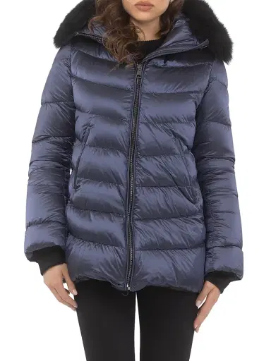 Gorski Women's Apres-Ski Jacket - Ocean Blue | Thumbnail 2 Gorski Women's Apres-Ski Jacket - Ocean Blue | Thumbnail 2