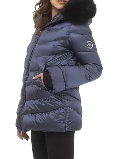 Gorski Women's Apres-Ski Jacket - Ocean Blue | Thumbnail 3 Gorski Women's Apres-Ski Jacket - Ocean Blue | Thumbnail 3