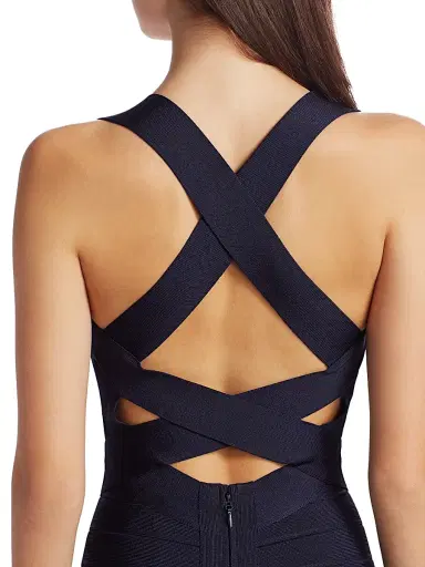 Hervé Léger Women's Icon Bandage Minidress | Thumbnail 6 Hervé Léger Women's Icon Bandage Minidress | Thumbnail 6