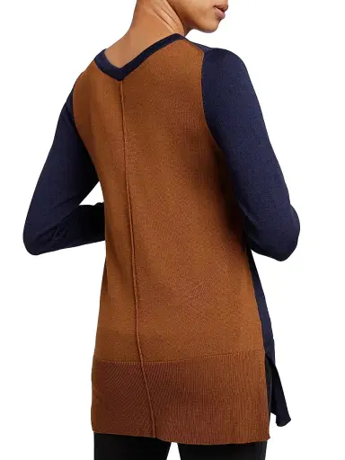 Santorelli Women's Merino Wool Sweater - Space Blue - Size Small | Thumbnail 6 Santorelli Women's Merino Wool Sweater - Space Blue - Size Small | Thumbnail 6