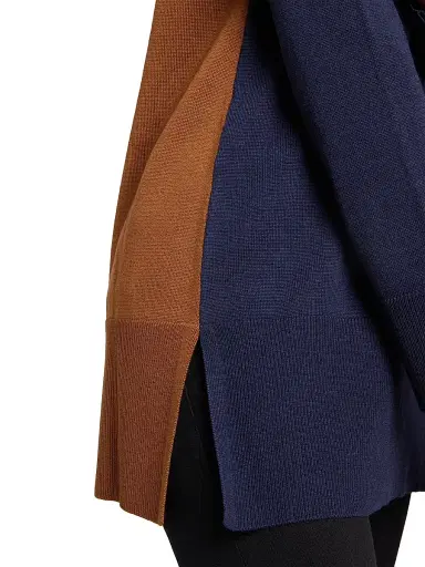 Santorelli Women's Merino Wool Sweater - Space Blue - Size Small | Thumbnail 7 Santorelli Women's Merino Wool Sweater - Space Blue - Size Small | Thumbnail 7