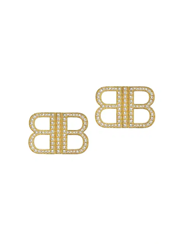 Women's Bb 2.0 Earrings - Gold Crystal Women's Bb 2.0 Earrings - Gold Crystal