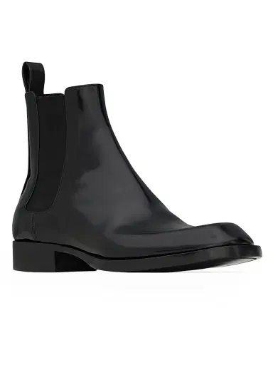 Saint Laurent Men's Vadim Chelsea Boots in Smooth Leather - Black - Size 7.5 | Thumbnail 2 Saint Laurent Men's Vadim Chelsea Boots in Smooth Leather - Black - Size 7.5 | Thumbnail 2