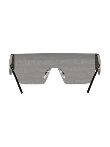 Dolce & Gabbana Women's 43MM Logo Shield Sunglasses - Black | Thumbnail 5 Dolce & Gabbana Women's 43MM Logo Shield Sunglasses - Black | Thumbnail 5