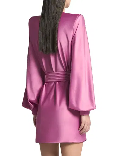 Zhivago Women's Cala Conta Satin Minidress - Dusty Pink | Thumbnail 6 Zhivago Women's Cala Conta Satin Minidress - Dusty Pink | Thumbnail 6