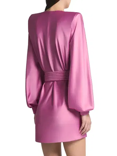 Zhivago Women's Cala Conta Satin Minidress - Dusty Pink | Thumbnail 7 Zhivago Women's Cala Conta Satin Minidress - Dusty Pink | Thumbnail 7