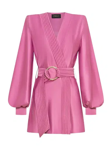 Zhivago Women's Cala Conta Satin Minidress - Dusty Pink | Thumbnail 1 Zhivago Women's Cala Conta Satin Minidress - Dusty Pink | Thumbnail 1
