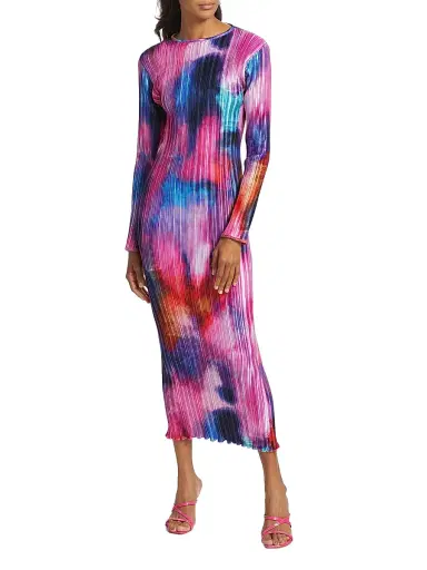 L'Idée Women's Exposition Pleated Midi-Dress | Thumbnail 2 L'Idée Women's Exposition Pleated Midi-Dress | Thumbnail 2