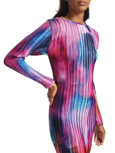L'Idée Women's Exposition Pleated Midi-Dress | Thumbnail 6 L'Idée Women's Exposition Pleated Midi-Dress | Thumbnail 6