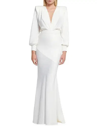 Zhivago Women's Signature Betsy Bias-Cut Gown - Ivory - Size 2 | Thumbnail 2 Zhivago Women's Signature Betsy Bias-Cut Gown - Ivory - Size 2 | Thumbnail 2