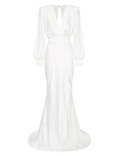 Zhivago Women's Signature Betsy Bias-Cut Gown - Ivory - Size 2 | Thumbnail 1 Zhivago Women's Signature Betsy Bias-Cut Gown - Ivory - Size 2 | Thumbnail 1