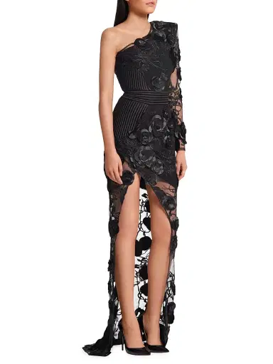 Zhivago Women's I Found Love One-Shoulder Gown | Thumbnail 4 Zhivago Women's I Found Love One-Shoulder Gown | Thumbnail 4