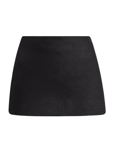 A.L.C. Women's Edie Wool-Blend A-line Miniskirt - Charcoal Black | Thumbnail 1 A.L.C. Women's Edie Wool-Blend A-line Miniskirt - Charcoal Black | Thumbnail 1