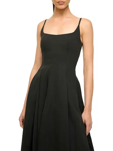 Staud Women's Joy Cotton-Blend Scoopneck Maxi Dress - Black | Thumbnail 5 Staud Women's Joy Cotton-Blend Scoopneck Maxi Dress - Black | Thumbnail 5