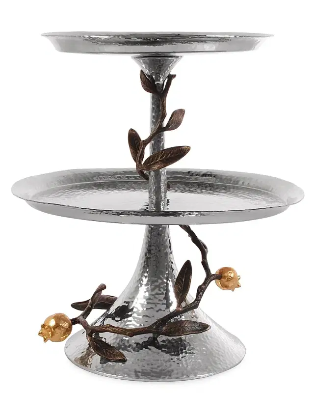 Pomegranate 2-Tier Etagere Pomegranate 2-Tier Etagere
