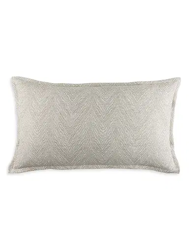Lili Alessandra Kenya Jacquard Cotton-Linen Pillow & Duvet Collection - Camel European | Thumbnail 2 Lili Alessandra Kenya Jacquard Cotton-Linen Pillow & Duvet Collection - Camel European | Thumbnail 2