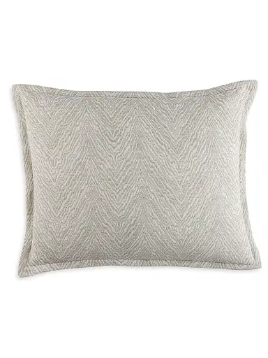 Lili Alessandra Kenya Jacquard Cotton-Linen Pillow & Duvet Collection - Camel European | Thumbnail 3 Lili Alessandra Kenya Jacquard Cotton-Linen Pillow & Duvet Collection - Camel European | Thumbnail 3