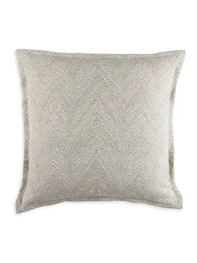 Lili Alessandra Kenya Jacquard Cotton-Linen Pillow & Duvet Collection - Camel European | Thumbnail 4 Lili Alessandra Kenya Jacquard Cotton-Linen Pillow & Duvet Collection - Camel European | Thumbnail 4