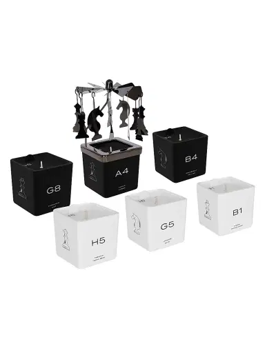 MIND GAMES Chess 6-Piece Votive Candle Set | Thumbnail 1 MIND GAMES Chess 6-Piece Votive Candle Set | Thumbnail 1