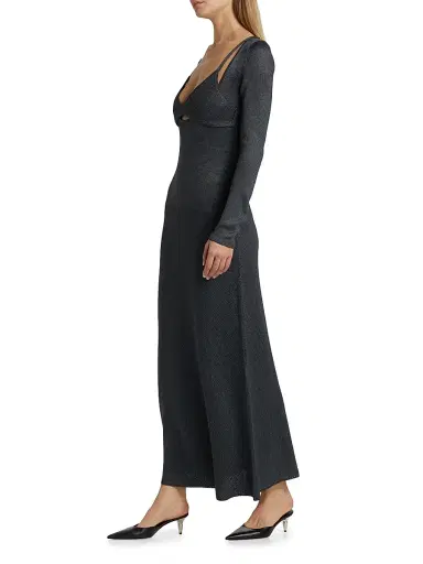 Proenza Schouler Women's Nalani Knit Maxi-Dress - Slate | Thumbnail 4 Proenza Schouler Women's Nalani Knit Maxi-Dress - Slate | Thumbnail 4
