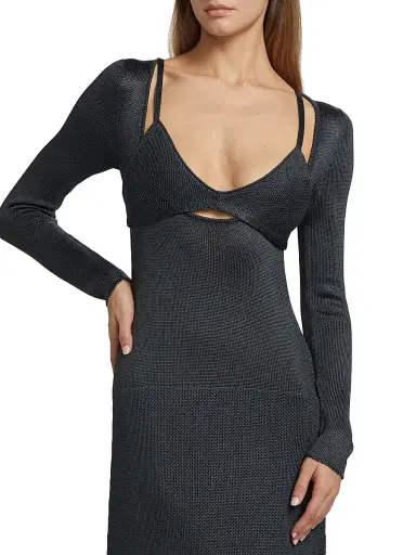 Proenza Schouler Women's Nalani Knit Maxi-Dress - Slate | Thumbnail 6 Proenza Schouler Women's Nalani Knit Maxi-Dress - Slate | Thumbnail 6