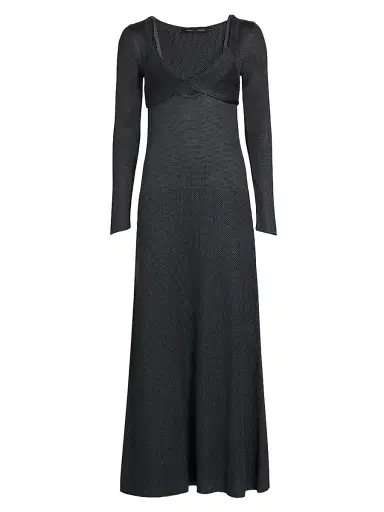 Proenza Schouler Women's Nalani Knit Maxi-Dress - Slate | Thumbnail 1 Proenza Schouler Women's Nalani Knit Maxi-Dress - Slate | Thumbnail 1