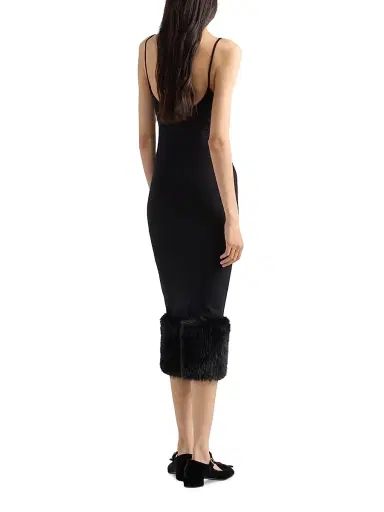 Prada Women's Stretch Jersey Dress - Black | Thumbnail 3 Prada Women's Stretch Jersey Dress - Black | Thumbnail 3