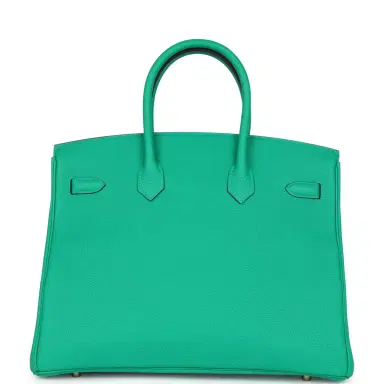 HERMÈS Hermes Special Order (HSS) Birkin 35 Menthe Verso Togo Gold Hardware | Thumbnail 4 HERMÈS Hermes Special Order (HSS) Birkin 35 Menthe Verso Togo Gold Hardware | Thumbnail 4
