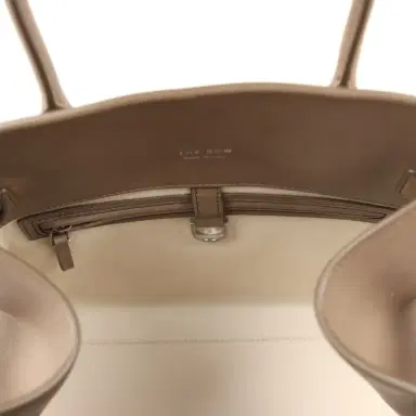 The Row The Row Soft Margaux 12 Bag Mouse Grey Saddle Leather Silver Hardware | Thumbnail 11 The Row The Row Soft Margaux 12 Bag Mouse Grey Saddle Leather Silver Hardware | Thumbnail 11