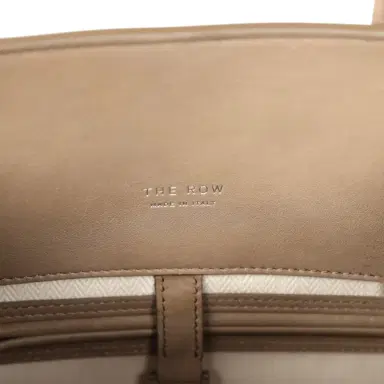 The Row The Row Soft Margaux 12 Bag Mouse Grey Saddle Leather Silver Hardware | Thumbnail 12 The Row The Row Soft Margaux 12 Bag Mouse Grey Saddle Leather Silver Hardware | Thumbnail 12
