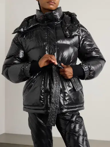 Perfect Moment Maya Hooded Belted Quilted Glossed-shell Down Ski Jacket | Thumbnail 3 Perfect Moment Maya Hooded Belted Quilted Glossed-shell Down Ski Jacket | Thumbnail 3