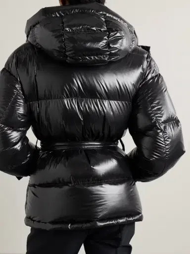 Perfect Moment Maya Hooded Belted Quilted Glossed-shell Down Ski Jacket | Thumbnail 4 Perfect Moment Maya Hooded Belted Quilted Glossed-shell Down Ski Jacket | Thumbnail 4