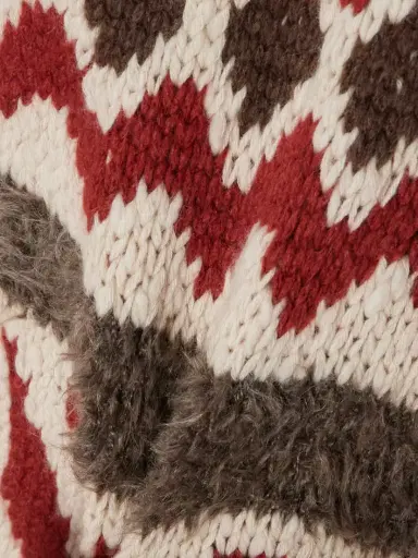 Brunello Cucinelli Oversized Intarsia Cashmere Zip-up Cardigan | Thumbnail 4 Brunello Cucinelli Oversized Intarsia Cashmere Zip-up Cardigan | Thumbnail 4