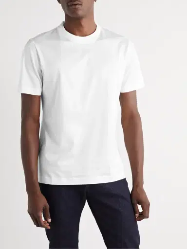 Canali Slim-Fit Mercerised Cotton-Jersey T-Shirt - Men | Thumbnail 3 Canali Slim-Fit Mercerised Cotton-Jersey T-Shirt - Men | Thumbnail 3