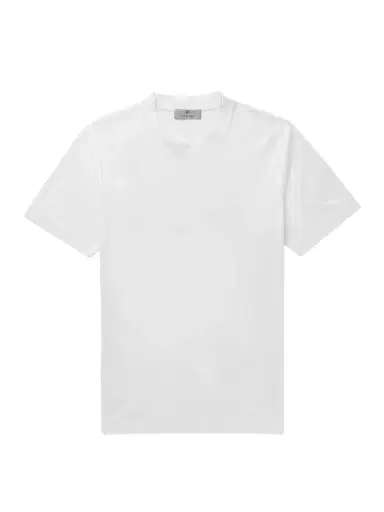 Canali Slim-Fit Mercerised Cotton-Jersey T-Shirt - Men | Thumbnail 1 Canali Slim-Fit Mercerised Cotton-Jersey T-Shirt - Men | Thumbnail 1