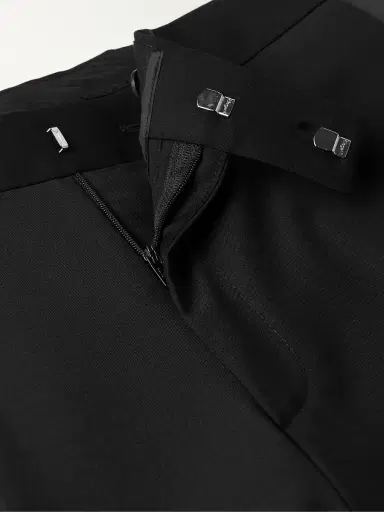 Paul Smith Slim-Fit Satin-Trimmed Wool and Mohair-Blend Tuxedo Trousers - Men | Thumbnail 5 Paul Smith Slim-Fit Satin-Trimmed Wool and Mohair-Blend Tuxedo Trousers - Men | Thumbnail 5