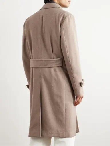 Thom Sweeney Double-Breasted Cashmere Coat - Men | Thumbnail 3 Thom Sweeney Double-Breasted Cashmere Coat - Men | Thumbnail 3