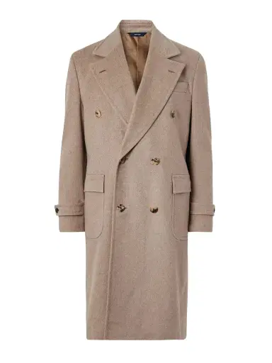 Thom Sweeney Double-Breasted Cashmere Coat - Men | Thumbnail 1 Thom Sweeney Double-Breasted Cashmere Coat - Men | Thumbnail 1