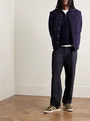 Ghiaia Cashmere Marinaio Straight-Leg Pleated Cotton-Twill Chinos - Men | Thumbnail 2 Ghiaia Cashmere Marinaio Straight-Leg Pleated Cotton-Twill Chinos - Men | Thumbnail 2
