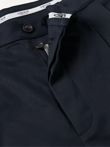 Ghiaia Cashmere Marinaio Straight-Leg Pleated Cotton-Twill Chinos - Men | Thumbnail 5 Ghiaia Cashmere Marinaio Straight-Leg Pleated Cotton-Twill Chinos - Men | Thumbnail 5