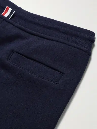 Thom Browne Tapered Striped Cotton-Jersey Sweatpants - Men | Thumbnail 5 Thom Browne Tapered Striped Cotton-Jersey Sweatpants - Men | Thumbnail 5